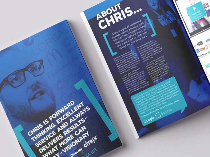 Chris Perks Media Pack Design Front Cover Featured Image